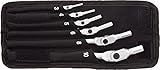 Bondhus 00010 HEX-PRO Pivot Head Wrench Set, Includes Sizes: 3, 4, 5, 6, 8 & 10mm (6 Piece), Chrome 