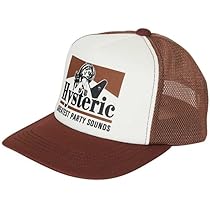 Amazon.co.jp: hystericglamour GUITAR GIRL メッシュキャップ 茶色 