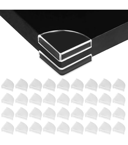 50PCS Clear Plastic Corner Protectors For Photos & Art - Photo Album Corners, Frame Mounting, Scrapbooking & Display
