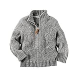 Carter's(カーターズ) ジップフロントセーター グレー アウタージャケット 5歳【並行輸入】