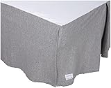 Burt's Bees Baby Organic Crib Skirt, Heather Grey by Burt's Bees Baby