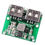 Fenteer 9V/12V/24V→5V 3A　電源モジュール　車載用　デュアルUSB　DC-DC降圧コンバータ 　 　