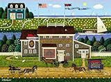 Buffalo Games - Charles Wysocki - レッドホエールイン - 大人のための1000ピースジグソーパズル - ゲームナイトに最適なチャレンジングパズル - 完成サイズ 26.75 x 19.75