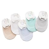 [インソミラ] InSomila 夏 子供のソックス 綿 子供靴下 キッズ ソックス 超薄型 メッシュ 5足 セット 女の子 男の子 ベビー シンプル カラー 柔らかい (XS)
