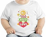 All you need is love オーガニックベビーTシャツ 12 - 18 Months