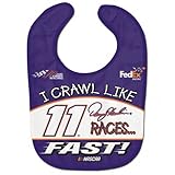 ダニー・ハムリン2017 Fed Ex Gibbs Racing「私はクロールLikeダニー・ハムリンRaces、高速' Baby bib