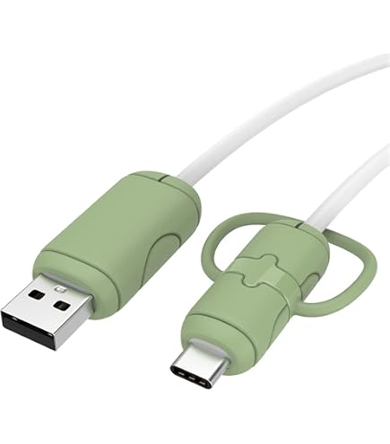 Amazon.co.jp: KONXISA ケーブルプロテクター 保護カバー Android USB