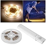 XCSOURCEワイヤレスPIRモーションセンサーストリップライト1 M 30 LED電池式ワードローブキャビネットベッド下夜ランプld1005