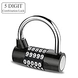 SmartLegend 5桁 暗証番号式 ダイヤルロック ナンバー可変 補助錠 パスワード 盗難防止 セキュリティ