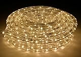 American照明lr-led-ww-9 9足暖かいホワイト3000ケルビンLED柔軟なロープライトキットを取り付けクリップ、暖かいホワイト