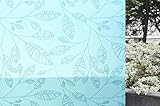 Window Film, Augymer Privacy Glass Window Films For Home Decorative 35" X 80" Set Of 2 Removable Sta