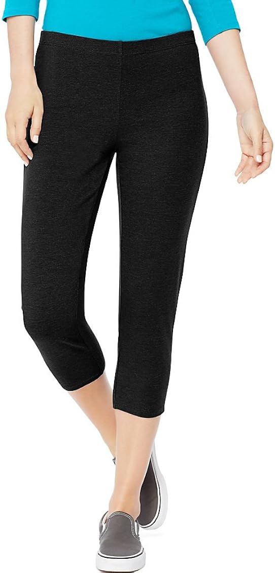 Hanes Women's Stretch Jersey Capri 