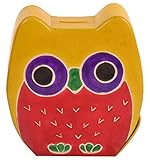 SaagaハンドペイントレザーMoney Bank /ハンドメイド