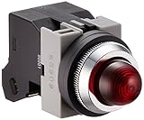 IDEC φ25 TWSシリーズ パイロットライト 丸形 白熱球照光 AC200/220V APS126NR