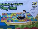 Funplay Alphabet & Numbers Play Mat 72 Pieces By Microban (6 ft x 6 ft) by Funplay