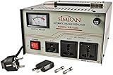 Simran AR-1000 1000-Watt Voltage Regulator/Stabilizer with Built-In Step Up/Down Voltage Transformer