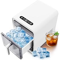 製氷機 静音設計　６分で８個の氷を作成できます。 Amazon.co.jp: XPPX製氷機 小型 高速 引き出し式 保冷機能付き