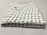 baby muslin swaddle receiving blanketベビーガーゼのカーペット 約120cm四方 キウイ コットン100%