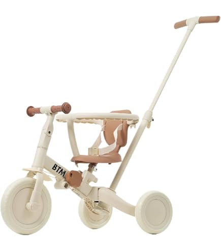 Amazon.co.jp: 子供用三輪車 5in1自転車 オリジナル 押し棒付き 安全