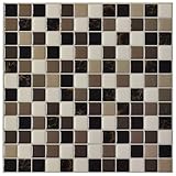 art3d Backsplashesタイルキッチンやバスルームのデコレーション、Peel Nスティックタイル 12x12 Inch ベージュ A17015P6