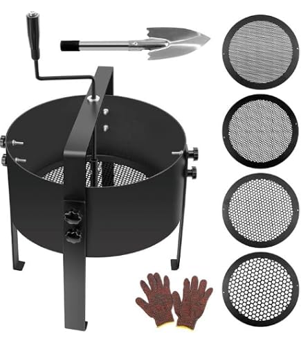 Amazon | 土ふるい ロータシーブ 回転式用土分別器 土 再生 ローター
