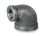 Everflow Supplies bmrl2122ブラック可鍛性Reducingエルボ継手for High Pressures withメスねじ付き接続 4" x 2-1/2" BMRL4001 1