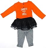 Carter's Baby Halloween Costume Daddy's Under My Spell 2 Pcs Narrow Stripes Leggings (3 months) [並行輸