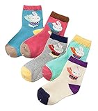 かわいいウサギコットンソックスキッズ5ペア暖かいソックス