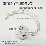 バラエティ本舗 LED 工作用ランプ 3灯タイプ [ RGB3色 レインボー DIY パーツ インテリア ]