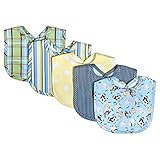 Trend Lab 5 Piece Bib Set, Baby Barnyard by Trend Lab