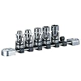 KTC(ケーテーシー) ネプロス 9.5mm (3/8インチ) ユニバーサルソケット セット 5個組 NTB305JUA