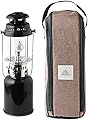 Viaggio+ ランタン ガスランタン マントル OD缶 250 500 150ルクス アウトドア 点火レバー ランタンケース カートリッジカバー一体型 (ブラック, （L）VI-GLL)