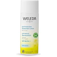 【公式】WELEDA(ヴェレダ) エーデルワイスUVプロテクト 50mL SPF38 PA++ 日焼け止めミルク 全身用 敏感肌 化粧下地 石けん落ち 紫外線吸収剤不使用 天然由来成分 オーガニック