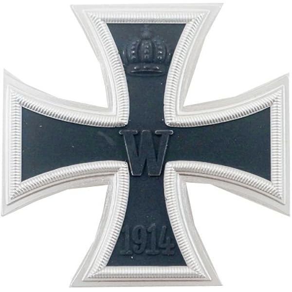 第一次戦　ドイツ鉄十字章　超精密複製 Amazon | WW1 ドイツ軍 一級鉄十字章 1914 第一次世界大戦 鉄