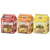 【Amazon.co.jp 限定】マルちゃん ZUBAAAN! 3種セット ( 背脂濃厚醤油 旨コク濃厚味噌 にんにく旨豚醤油 / 各3食×3袋 計9袋 ) 即席 袋麺 ラーメン 箱買い 東洋水産 ズバーン