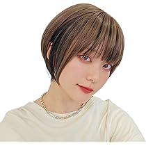 アッシュのインナー付き♡ショートボブウィッグ アッシュのインナー付き♡ショートボブウィッグ