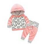 Cutelove　ベビー服　子ども服　セーター+ロングパンツ2点セット　トップス　帽子付き　マッチングしやすい　長袖　綿　女の子　ベビー　赤ちゃん　幼児　秋冬　可愛い　暖かい　保温　防寒　ファッション
