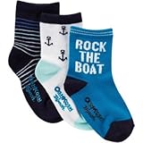 オシュコシュ OSHKOSH/ 3パックアンカークルーソックス マルチ 小物くつ下・タイツ 3～12ヶ月【並行輸入】