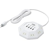 Amazon.co.jp: サンワダイレクト 電源タップ 延長コード USB付き
