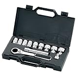 SATA 12pcs1/2貫通ラチェットソケットセット RS-09133