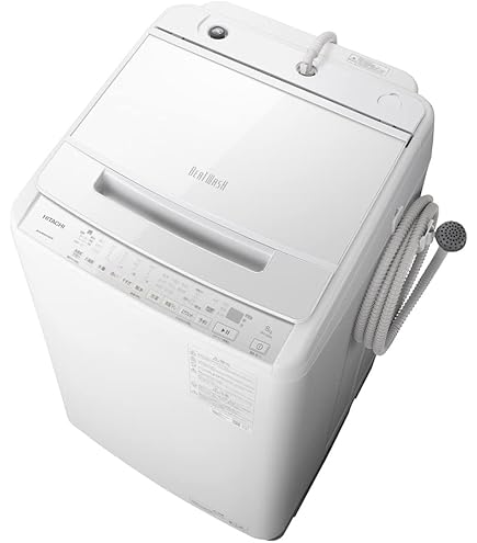 ID 619197　日立　8K　２０２０年製　BW-V80E BW-V80E-N 全自動洗濯機 ビートウォッシュ シャンパン [洗濯8.0kg