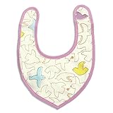 baby ampersand 車柄＆鳥さん柄1Ｐスタイ　パープル　90cm