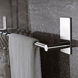 aibathroom Self Adhesiveタオルバーsus304ステンレス鋼、つや消し仕上げ 16'' CECOMINOD055815