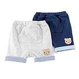 Piccolo (ピッコロ ) ショートパンツ (70～90cm) キムラタンの子供服 (34110-181b) グレー 90