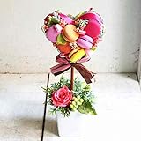 KOBE Flower smith ReiRi　プリザーブドフラワー マカロントピアリー 送料無料【日時指定便対応】