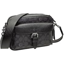 COACH コーチ ボディバッグ クロスボディ　シグネチャー メンズ　黒　極美品 正規品 COACH コーチ メンズ シグネチャー ボディバッグ