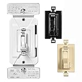 Eaton tal06p2-c4 alシリーズDimmers 300 Wすべてのロード3ウェイSingle Pole Toggleプリセットとカラーキット、ブラック/ホワイト/アイボリー