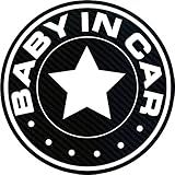 BABY IN CARマグネット（ホワイト）