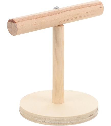 Amazon | SUPVOX 木製 鳥 スタンド - 鳥 トレーニング 止まり木