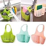 Generic green : SAE Fortion Portable Basket Home Kitchen Hanging Drain Basket Bag Bath Storage Tools